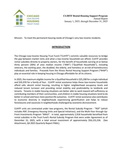 2025 CLIHTF Annual Report FINAL